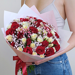 Букет «Lady Pink»